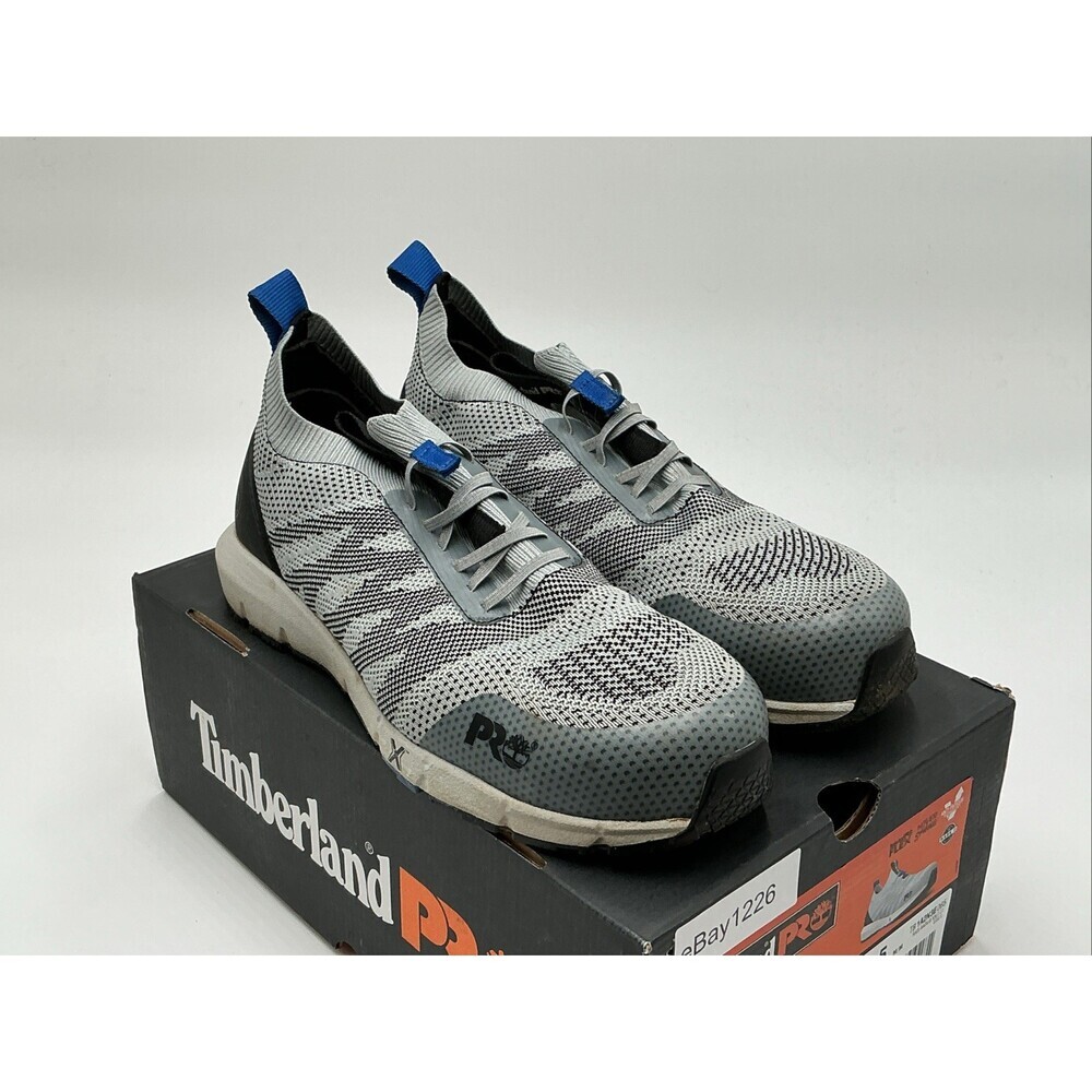 Timberland Pro Radius TB1A2N3E065 Men's 9.5 Gray Safety Toe Work Shoes Ebay1226